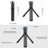 Insta360 X3 / X4 Rotary Handle Monopod - Top-Down View