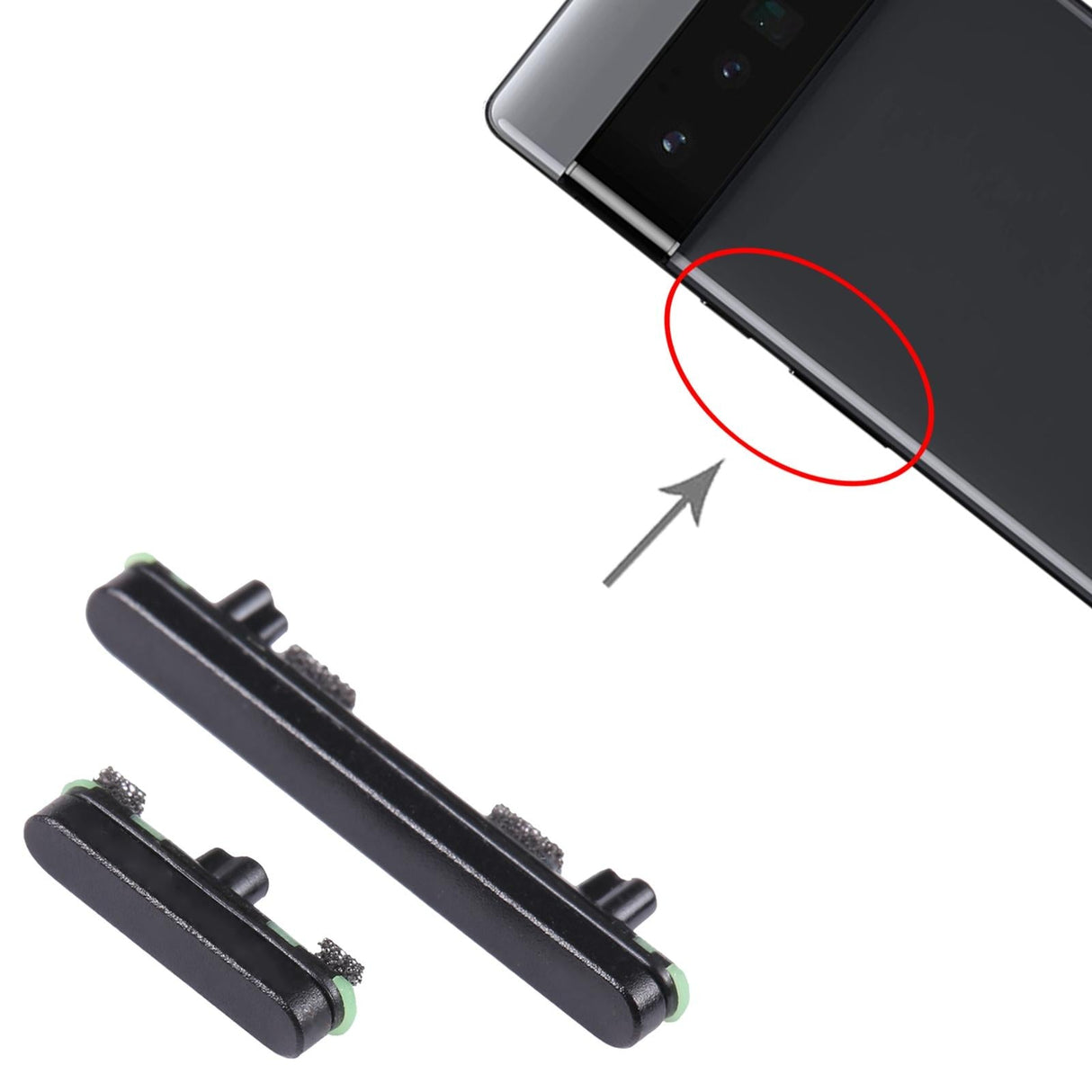 Google Pixel 6 Pro Buttons - Power and Volume Control - Black
