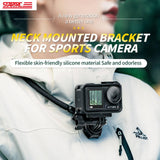 Adjustable Neck Vlog Bracket for Dji Gopro Insta360 Action Cameras and Smartphones - Side View