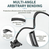 Adjustable Neck Vlog Bracket for Dji Gopro Insta360 Action Cameras and Smartphones - Top-Down View