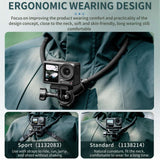 Adjustable Neck Vlog Bracket for Dji Gopro Insta360 Action Cameras and Smartphones - 45-Degree Angle