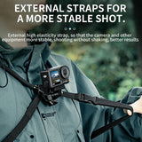 Adjustable Neck Vlog Bracket for Dji Gopro Insta360 Action Cameras and Smartphones - Rear View