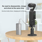 Universal Aluminum Bracket for Dji Pocket 3 Usb c Dock - Rear View