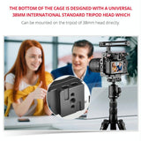 Video Camera Cage Stabilizer With Handle For Nikon Z6 / Z7 - Black - Extra Image