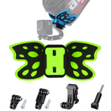 3-way Pivot Arm Butterfly Helmet Mount for Gopro Hero12 - Black - Extra Image