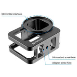 Thicken Housing Shell with Insurance Frame and Uv Lens for Gopro Hero - Top-Down View