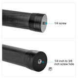 Lightweight Carbon Fiber Monopod for Dji Moza Feiyu Zhiyun Gimbals - Black - 45-Degree Angle