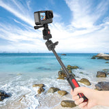 Magnetic Base Action Camera Adapter - 1 / 4 Inch - Close-Up Angle