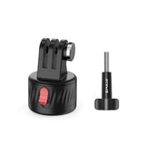 Magnetic Base Action Camera Adapter - 1 / 4 Inch - Low Angle