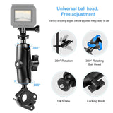 Quick Release Handlebar Mount for Action Cameras - 45-Degree Angle