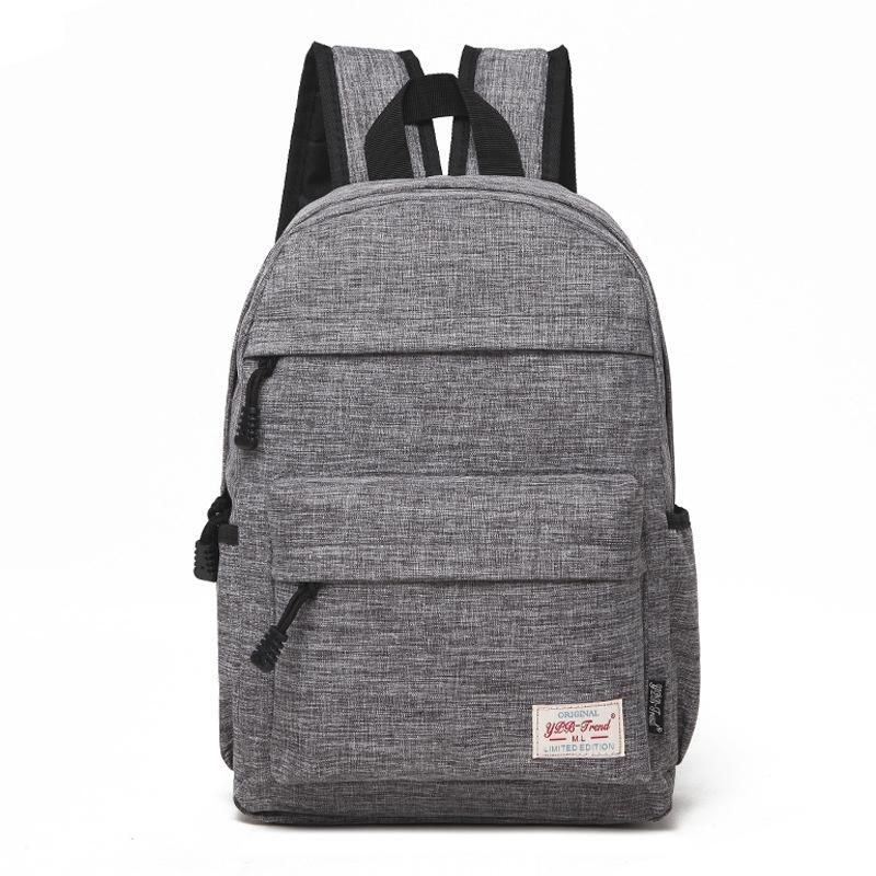Versatile Canvas Laptop Backpack for 13-15 Inch - 36x25x10cm - Black