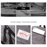 Versatile Canvas Laptop Backpack for 13-15 Inch - 36x25x10cm - Black - Close-Up Angle