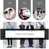 Versatile Canvas Laptop Backpack for 13-15 Inch - 36x25x10cm - Black - Extra Image