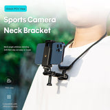 Neck Camera Holder for Hands-free Vlogging and Fpv Recording - 45-Degree Angle
