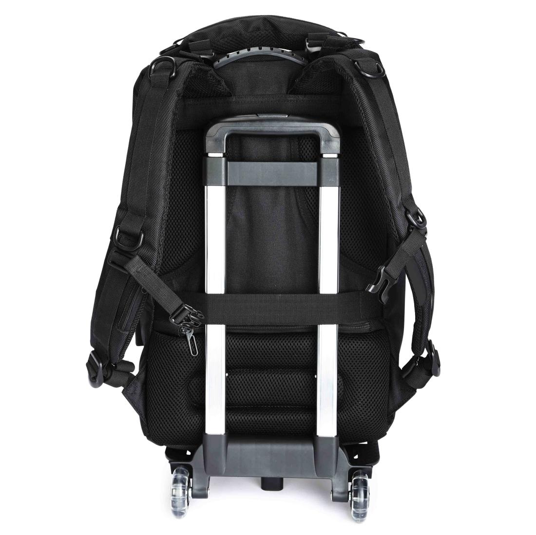 Small Waterproof Usb Outdoor Shoulder Backpack - Black