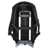 Small Waterproof Usb Outdoor Shoulder Backpack - Black