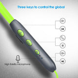 Wireless Bluetooth Earphones with High-fidelity Mic - 5.0 - Black