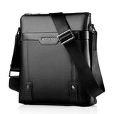 Men Pu Leather Shoulder Bag Leisure Style - Front View
