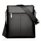 Men Pu Leather Shoulder Bag Leisure Style - Top-Down View