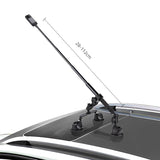 Selfie Stick Kit with Dual Leg and Single Suction Cups - Top-Down View