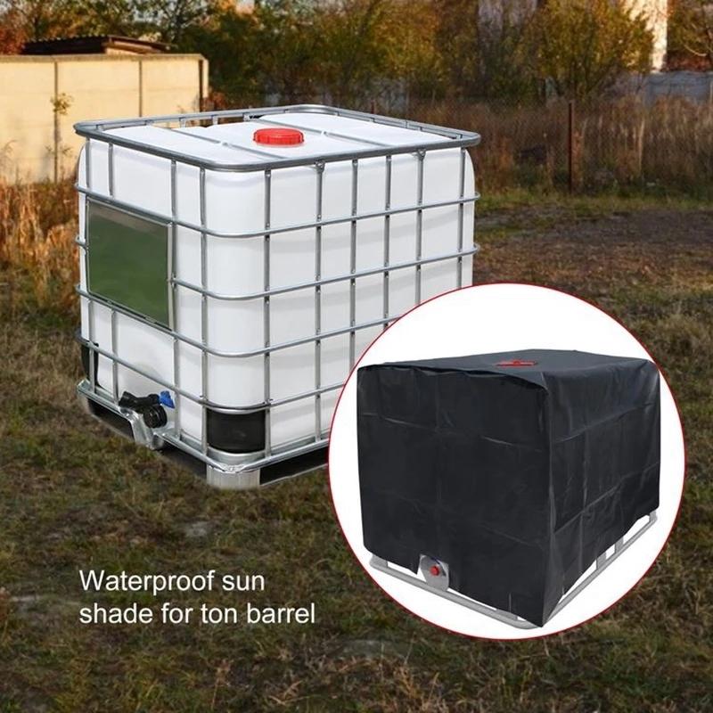 Water Tank Sunscreen Dust Cover - 1000l Capacity 210d Oxford Cloth - Black