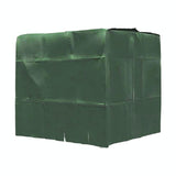 Water Tank Sunscreen Dust Cover - 1000l Capacity 210d Oxford Cloth - Black - Low Angle