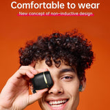 Wireless Bluetooth 5.0 Earphones - J1 Pro - Black - Close-Up Angle