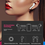 Wireless Bluetooth 5.0 Earphones - J1 Pro - Black - Extra Image