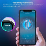 Wireless Stereo Bluetooth Headset with Charging Case and Digital Display - M7 Tws V5.0 - Black - Extra Image