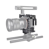 Video Camera Cage Stabilizer For Sony A7K / A72 / A73 / A7S2 / A7R3 / A7R2 / A7X Black