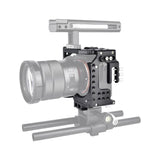 Video Camera Cage Stabilizer For Sony A7K / A72 / A73 / A7S2 / A7R3 / A7R2 / A7X Black