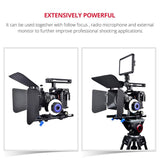 Video Camera Cage Stabilizer For Sony A7K / A72 / A73 / A7S2 / A7R3 / A7R2 / A7X Black