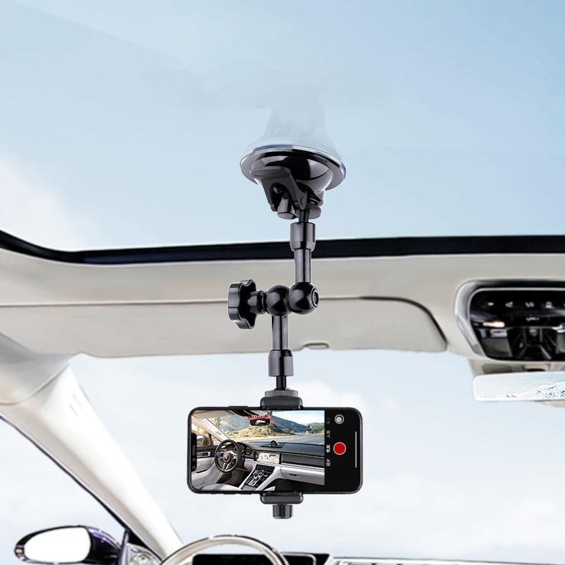 Articulating Magic Arm with Suction Cup Phone Mount 4.5 - 7.2 Inch Phones
