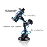 Articulating Magic Arm with Suction Cup Phone Mount 4.5 - 7.2 Inch Phones - Close-Up Angle