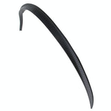 2 Pcs 45Cm Car Stickers Rubber Large Round Arc Strips Universal Fender Flares Wheel Eyebrow Decal Sticker Eyebrow Car-Covers Black Striped Round Arc Strips - 45 X 2Cm