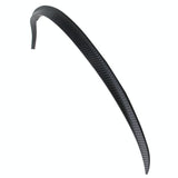 2 Pcs 45Cm Car Stickers Rubber Large Round Arc Strips Universal Fender Flares Wheel Eyebrow Decal Sticker Eyebrow Car-Covers Black Striped Round Arc Strips - 45 X 2Cm - Rear View