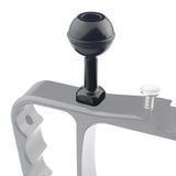Universal 1 / 4 Ball Adapter for Action Cameras - Compatible with Gopro Insta360 Dji and More - 2.5cm Diameter - Black