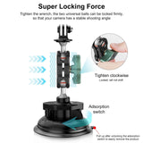 Aluminum Alloy Magic Arm with Strong Suction Cup - Top-Down View