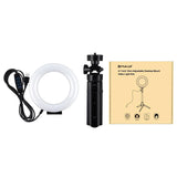Usb 3 Modes Dimmable Led Ring Light & Pocket Tripod Kit with Cold Shoe Ball Head - 4.7 Inch Diameter - Extra Image