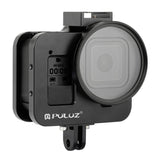 Aluminum Alloy Protective Cage with Insurance Frame and 52mm Uv Lens for Gopro Hero8