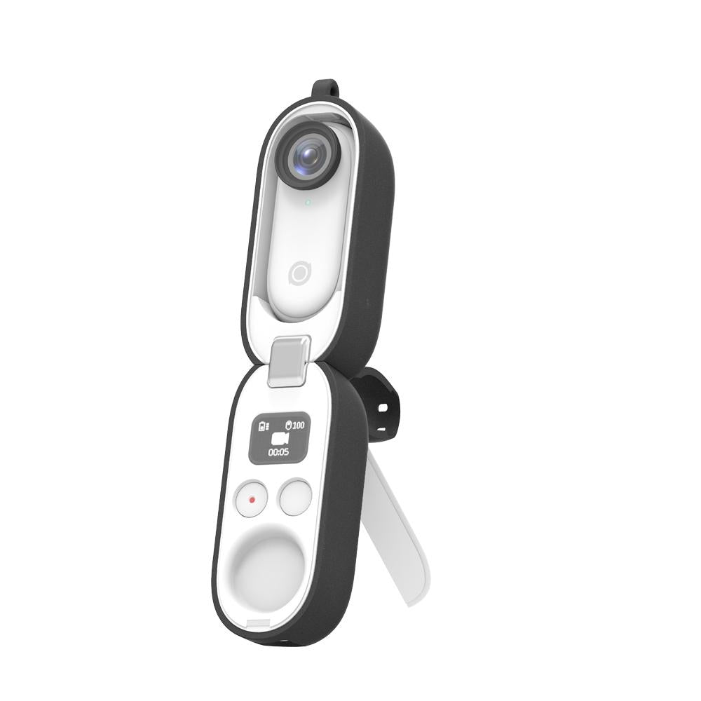 Silicone Protective Case for Insta360 Go 2 Charging Box - Black