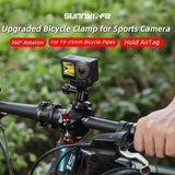 360 Degree Rotating Bike Mount for Sports Cameras - Side View