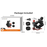 360 Degree Rotating Bike Mount for Sports Cameras - 45-Degree Angle