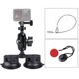 Steel Mount Holder with Tripod Adapter and Safety Buckle - Front View