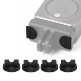 4-piece Silicone Anti-release Plugs for Dji Action 2 - Front View