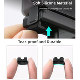 4-piece Silicone Anti-release Plugs for Dji Action 2 - Close-Up Angle