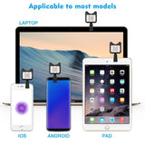 Universal Phone Camera Lens with Selfie Led Light for Smartphones - Top-Down View