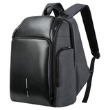 Waterproof Anti-Theft Usb Shoulder Bag - Large Capacity - Black - Extra Image
