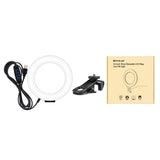 6.2 Dual-colour Ring Light with Usb 3 Modes Monitor Clip - Black - Extra Image