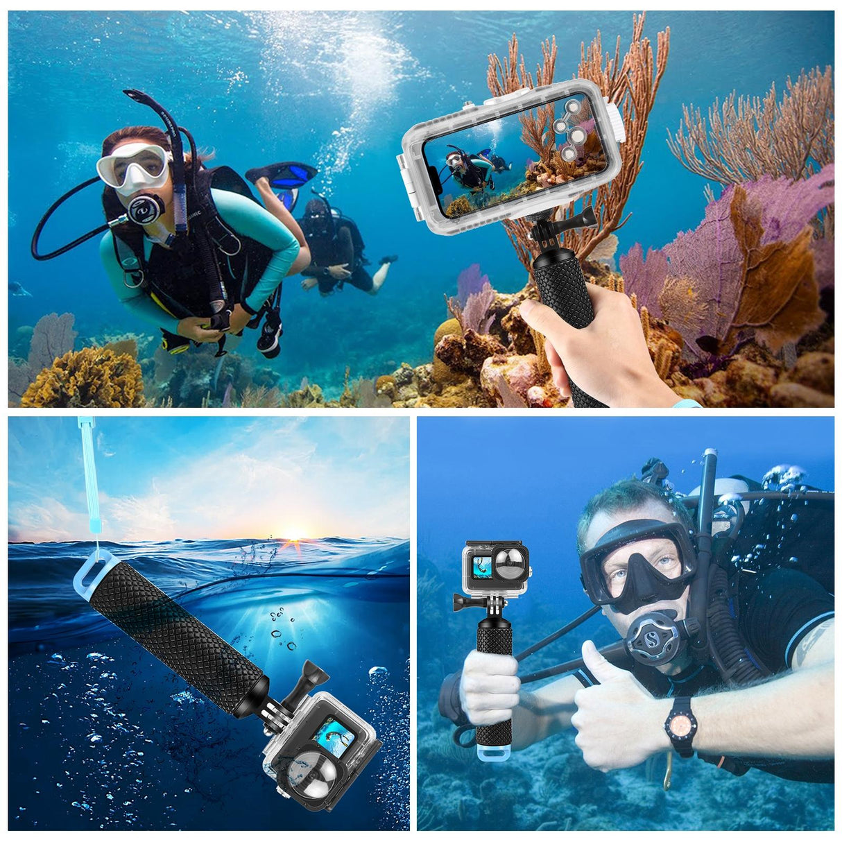 Action Camera Floating Handle Grip